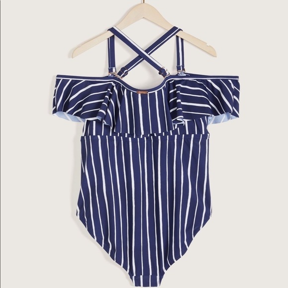 RAISINS Curve Shore Thing Cubana Striped One Piece - Picture 3 of 11